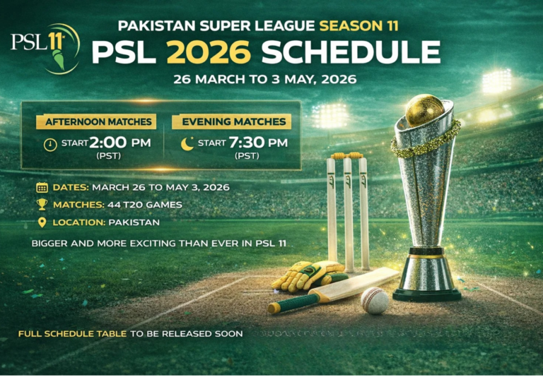 PSL 2026 Overview: Complete Guide to Schedule, Teams, Squads & Live Streaming