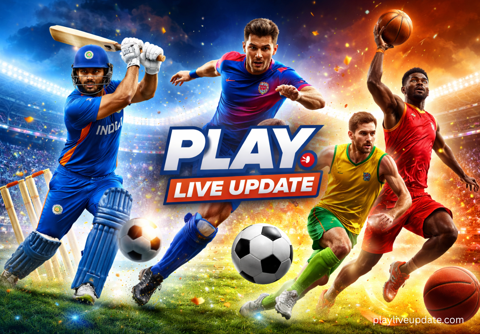 Play Live Update latest sports news and live scores