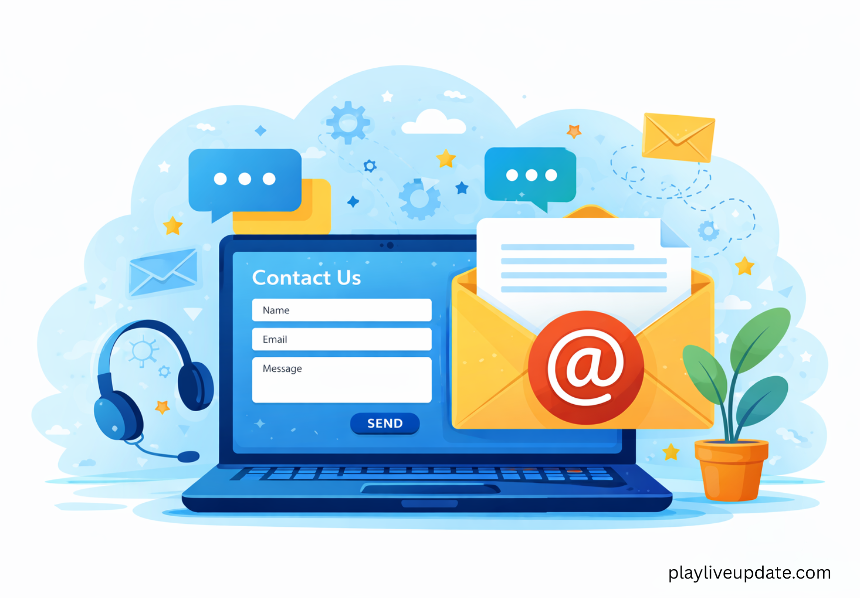 contact Play Live Update team