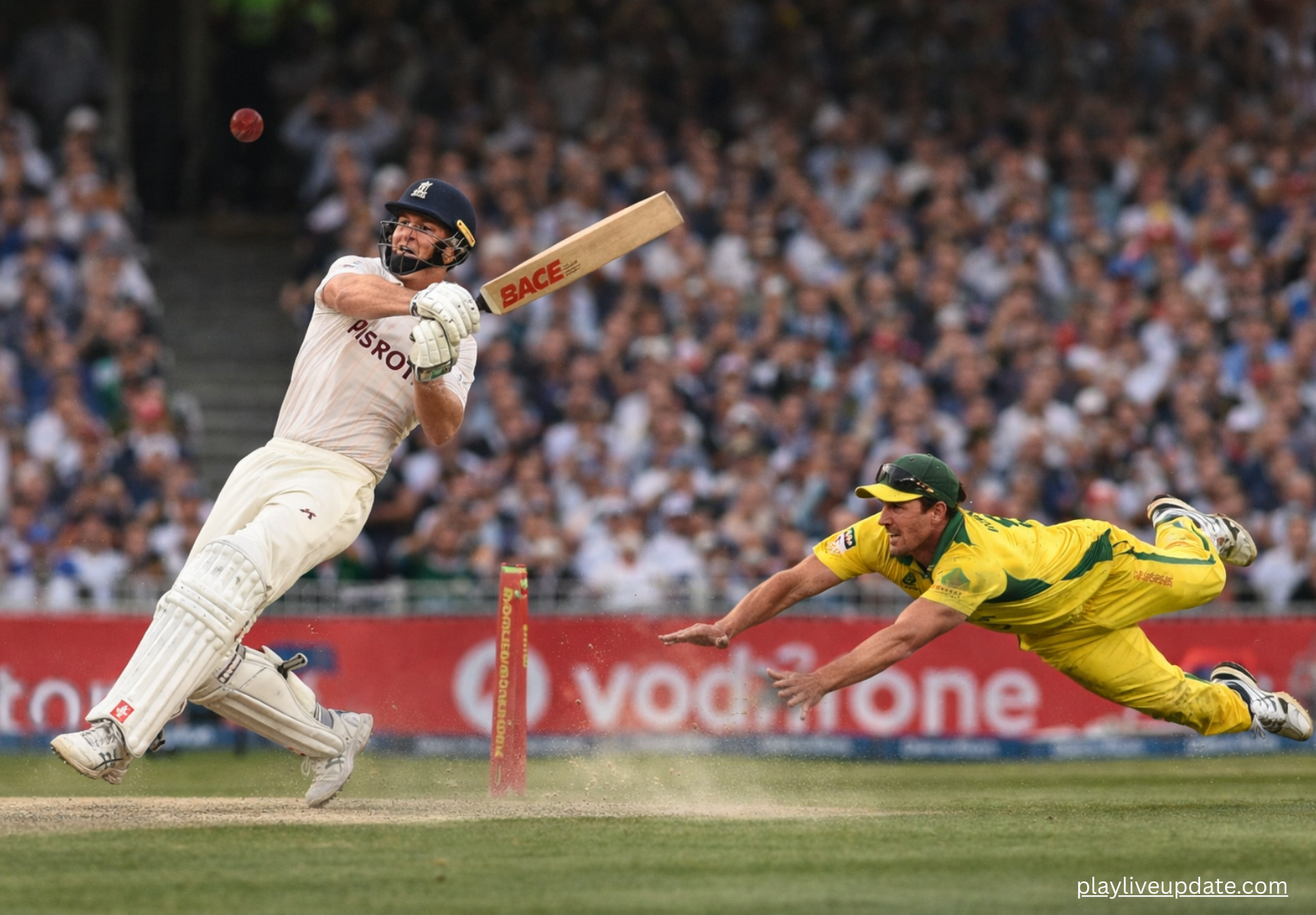Thrilling Cricket Match Rivalry in Action