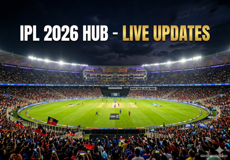IPL 2026 schedule and live updates cricket stadium
