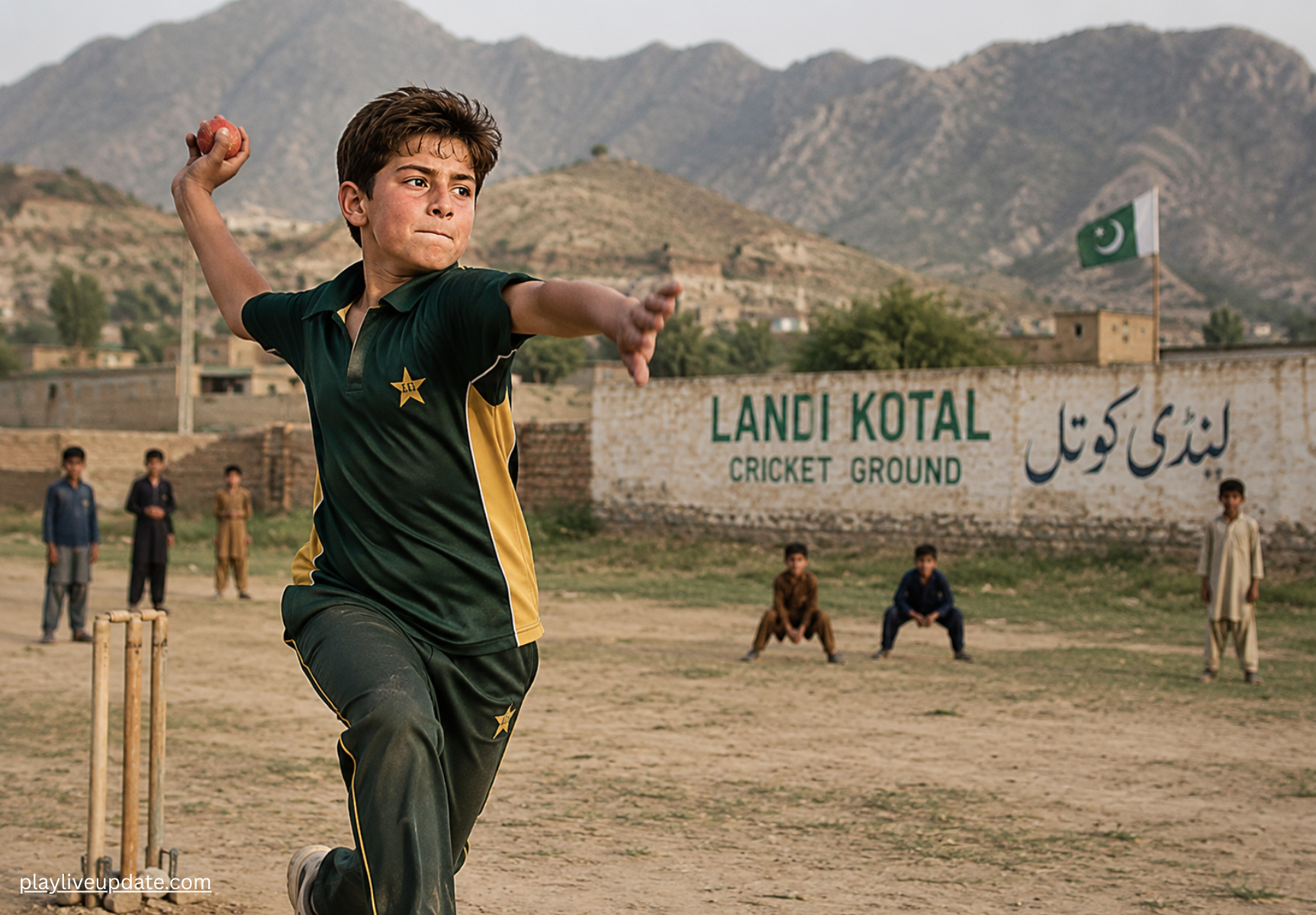 Shaheen Shah Afridi childhood cricket journey in Landi Kotal playing on local ground with passion for fast bowling
