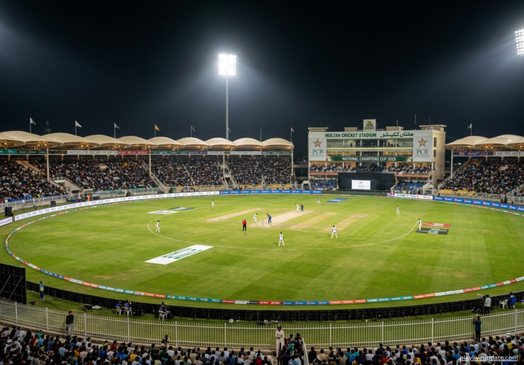 Multan Cricket Stadium hosting the National Champions Cup 2026