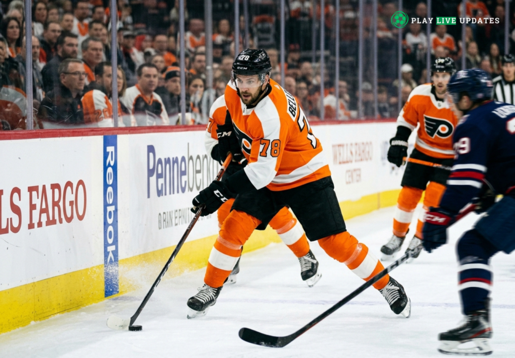 Pierre-Edouard Bellemare works with young Tampa Bay Lightning prospects